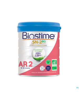Biostime sn-2 bio plus premium organic ar 2   800g
