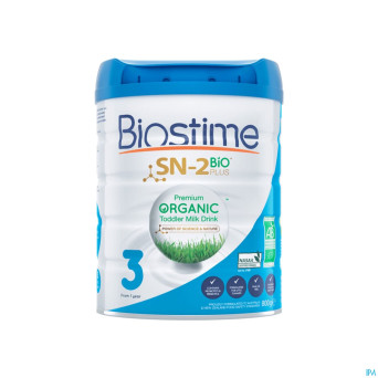 Biostime sn-2 bio plus premium organic 3   800g nf