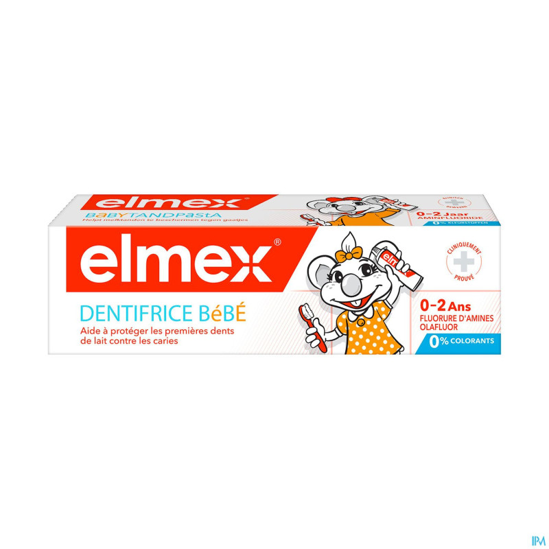 Elmex dentifrice bebe 0-2ans 50ml