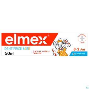 Elmex dentifrice bebe 0-2ans 50ml