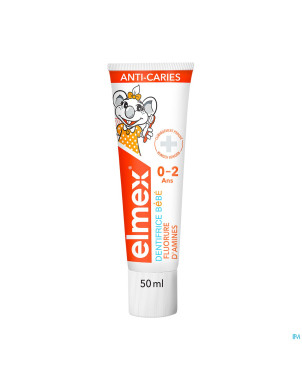 Elmex dentifrice bebe 0-2ans 50ml