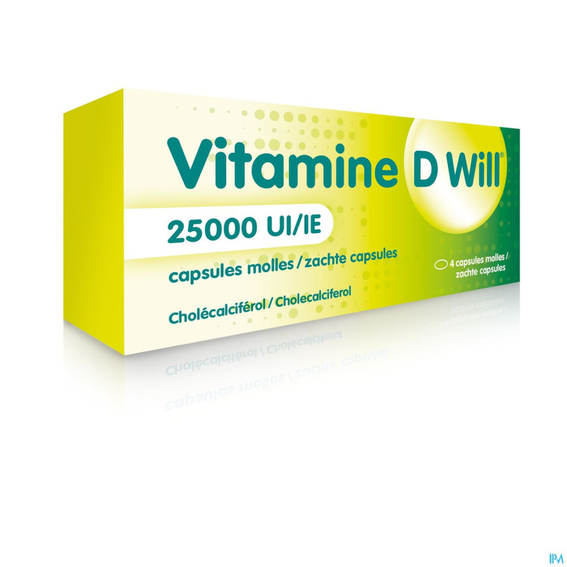 Vitamine d will 25000ui caps molle  4