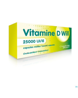 Vitamine d will 25000ui caps molle  4
