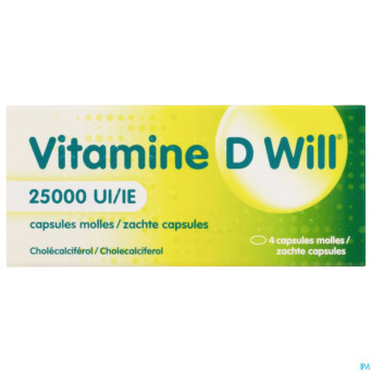 Vitamine d will 25000ui caps molle  4
