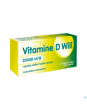 Vitamine d will 25000ui caps molle 12