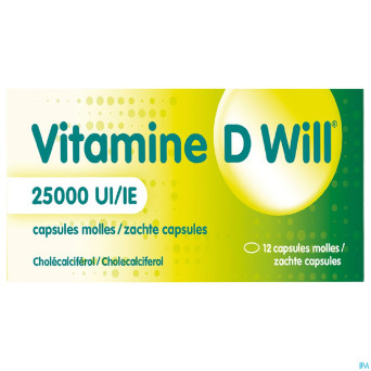 Vitamine d will 25000ui caps molle 12