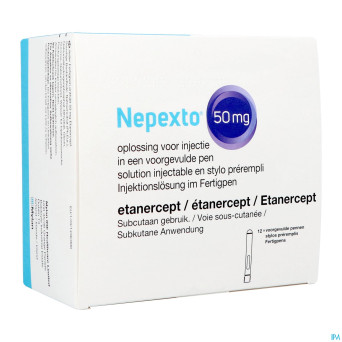 Nepexto 50mg sol inj stylo prerempli 12