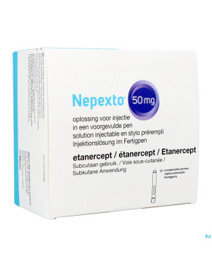 Nepexto 50mg sol inj stylo prerempli 12