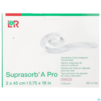 Suprasorb a pro calcium alg. meche 2x45cm 5  33935