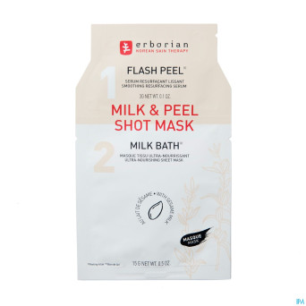 Erborian milk & peel shot mask  18g