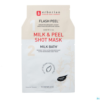 Erborian milk & peel shot mask  18g