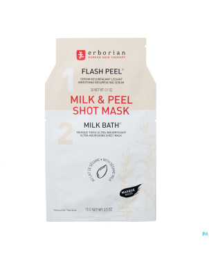 Erborian milk & peel shot mask  18g