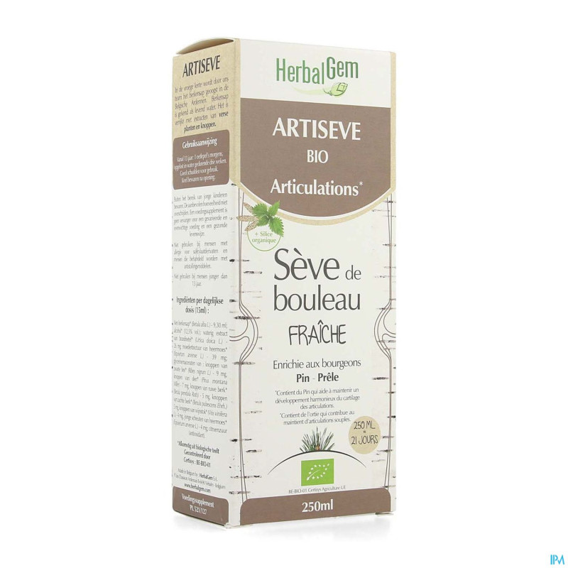 Herbalgem artiseve bio    fl 250ml