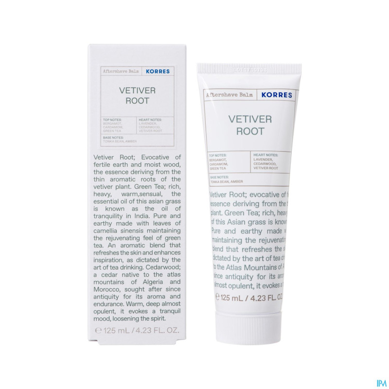 Korres kb baume apres-rasage vetiver    125ml