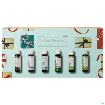 Korres kg gifting philos. gel dche mini set 6x40ml