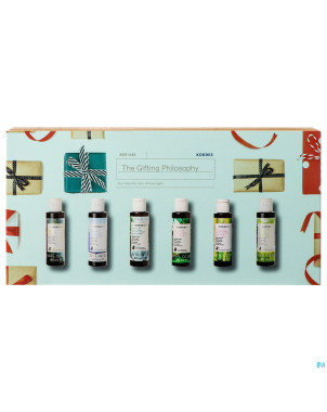 Korres kg gifting philos. gel dche mini set 6x40ml