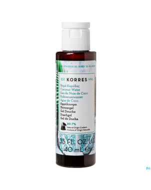 Korres kb gel douche eau noix coco    40ml