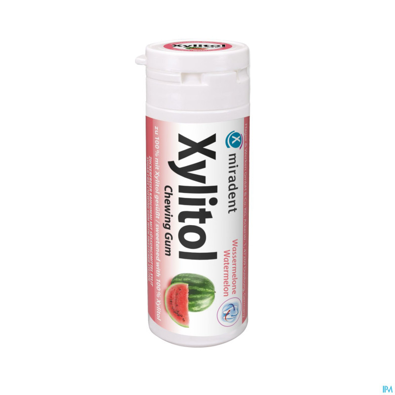 Miradent chewing gum xylitol pasteque    30