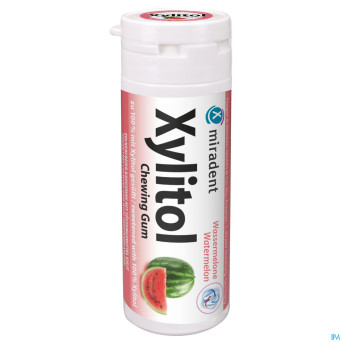 Miradent chewing gum xylitol pasteque    30