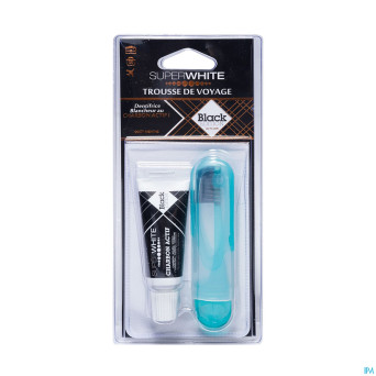 Superwhite black edition trousse voyage