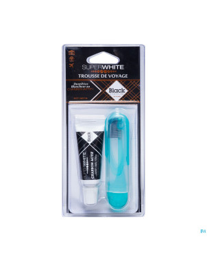 Superwhite black edition trousse voyage