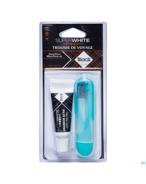 Superwhite black edition trousse voyage