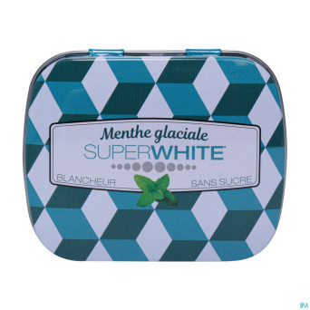Superwhite fresh mini mints menthe glacial past 50