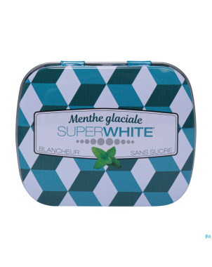 Superwhite fresh mini mints menthe glacial past 50