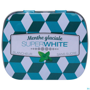 Superwhite fresh mini mints menthe glacial past 50