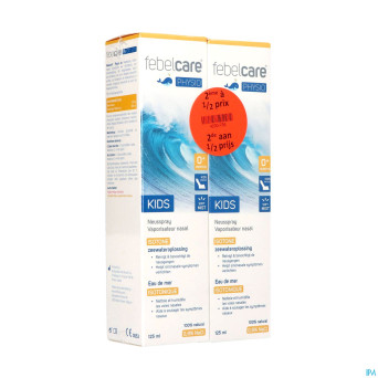 Febelcare physio spray iso kids 125ml  2e 1/2 prix