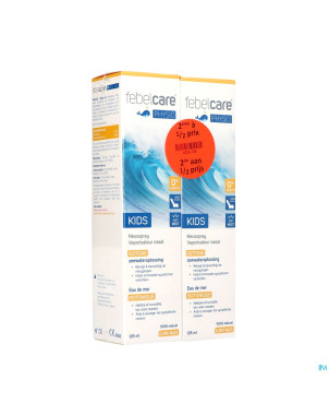 Febelcare physio spray iso kids 125ml  2e 1/2 prix