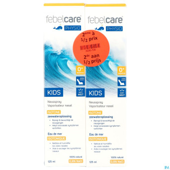 Febelcare physio spray iso kids 125ml  2e 1/2 prix