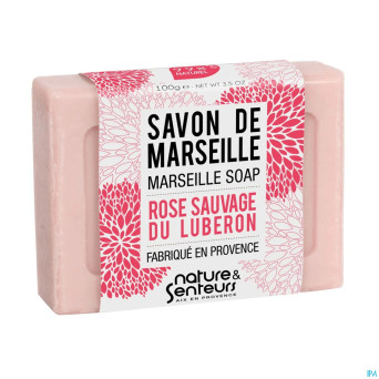 Nature&senteurs savon marseille rose sauv.lub.100g
