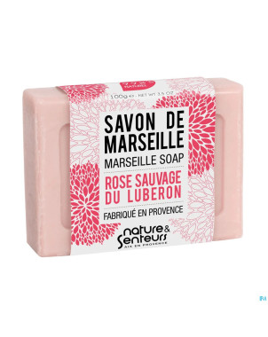 Nature&senteurs savon marseille rose sauv.lub.100g
