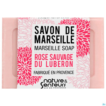 Nature&senteurs savon marseille rose sauv.lub.100g