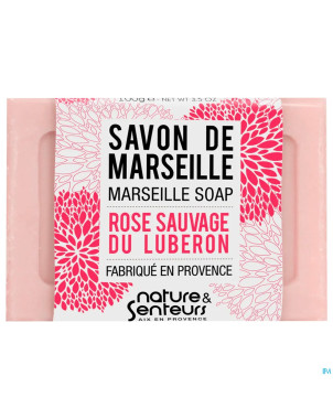 Nature&senteurs savon marseille rose sauv.lub.100g