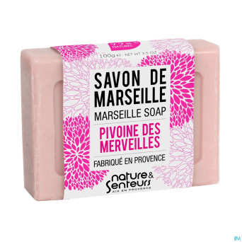Nature&senteurs savon marseille pivoine merv. 100g
