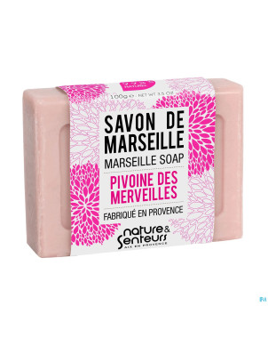 Nature&senteurs savon marseille pivoine merv. 100g