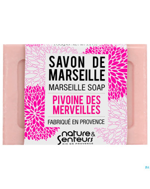 Nature&senteurs savon marseille pivoine merv. 100g