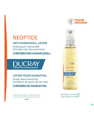 Ducray neoptide lot. a/chute chron.femme 3x30ml nf