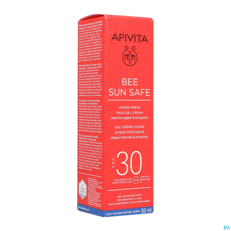Apivita hydra fresh face gel-cream ip30    50ml