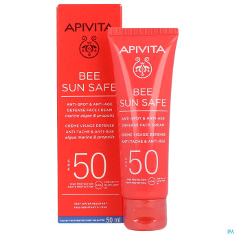 Apivita a/spot&a/age defense face cream spf50 50ml