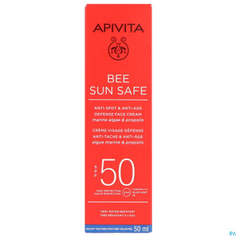 Apivita a/spot&a/age defense face cream spf50 50ml