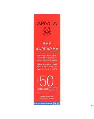 Apivita a/spot&a/age defense face cream spf50 50ml