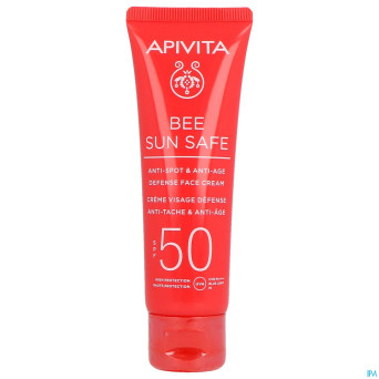 Apivita a/spot&a/age defense face cream spf50 50ml