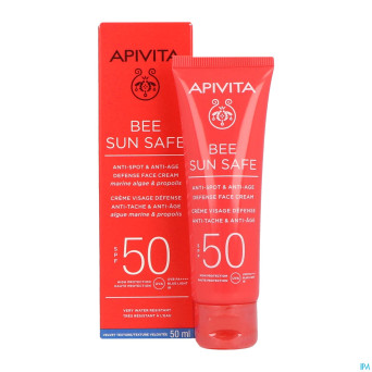 Apivita a/spot&a/age defense face cream spf50 50ml