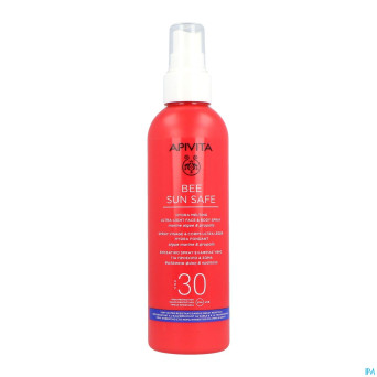 Apivita hydra melt.ult.light f&b spray spf30 200ml