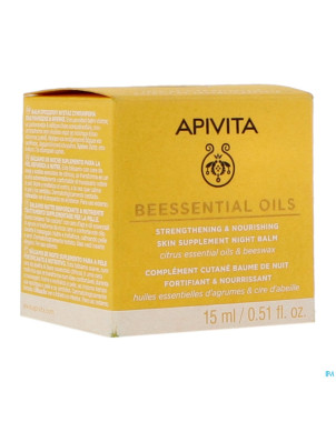 Apivita beessential strengt.&nour. night balm 15ml