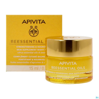 Apivita beessential strengt.&nour. night balm 15ml