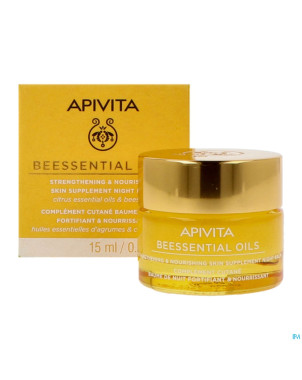 Apivita beessential strengt.&nour. night balm 15ml
